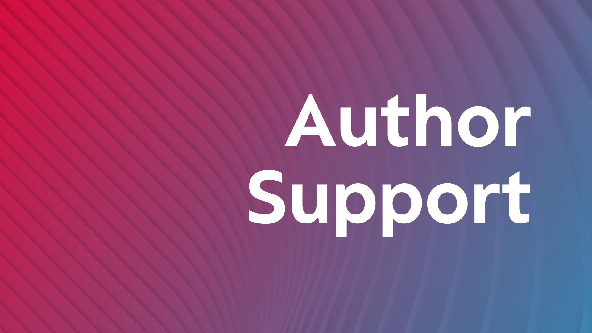 author support