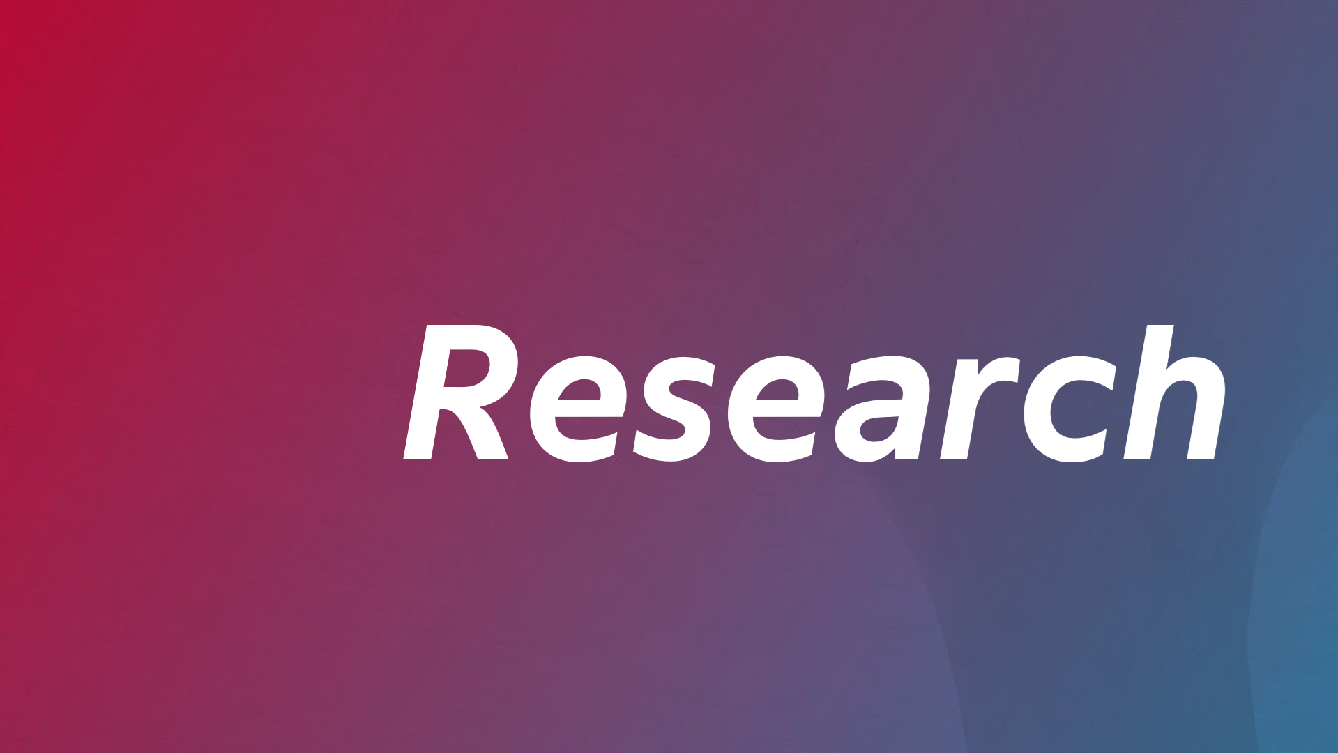 Research category Research