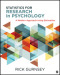 Statistics for Research in Psychology